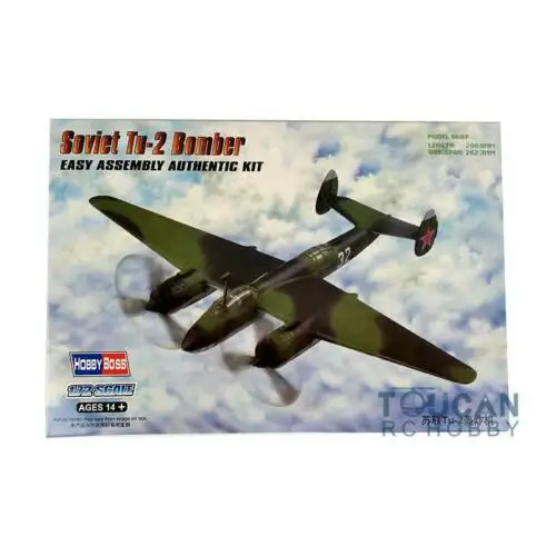 

Hobby Boss 80298 1/72 Aircraft Soviet Tu-2 Bomber Fighter Warcraft Plane Model TH06240-SMT2