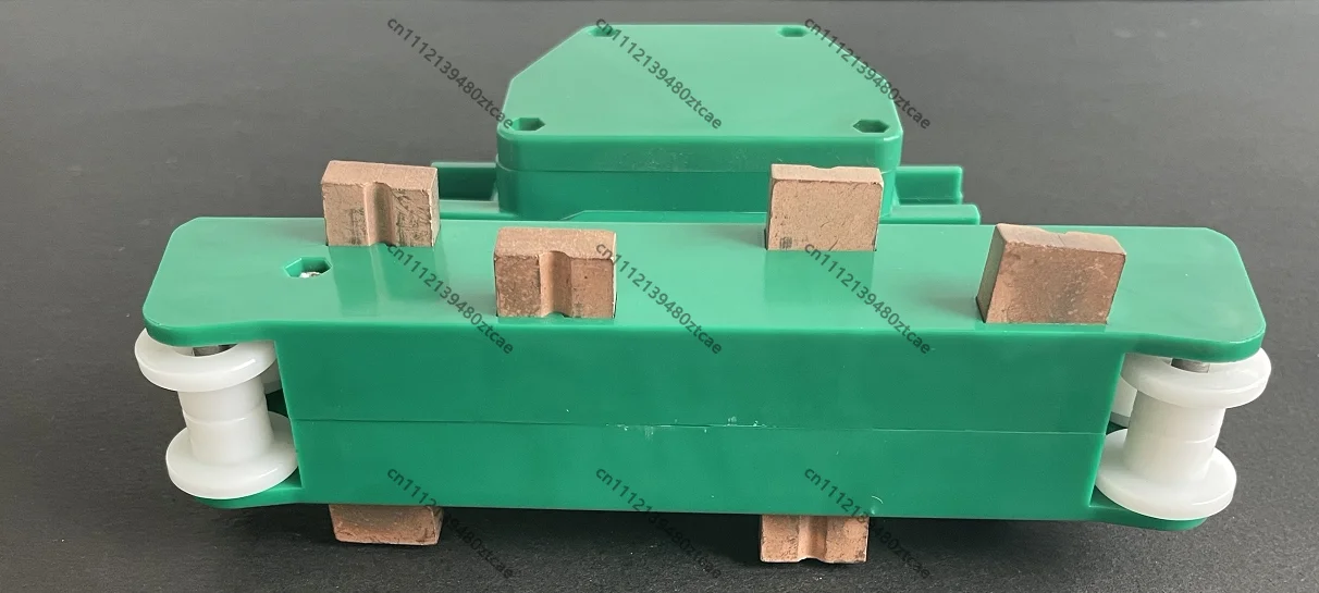 Automatic Fabric Spreader  Current Collector Trolley Power Supply Trolley Slide Rail For Cloth Spreading Machine