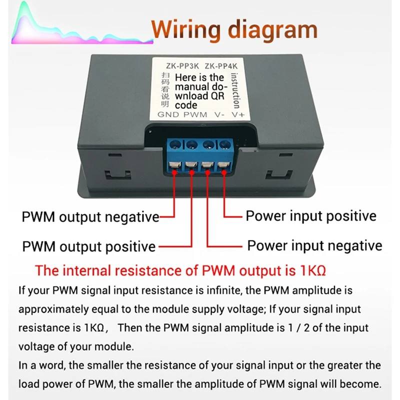 ZK-PP3K Generator sinyal PWM LCD Mode ganda, Generator sinyal 1 hz-99 Khz PWM frekuensi nadi, siklus kerja dapat disesuaikan