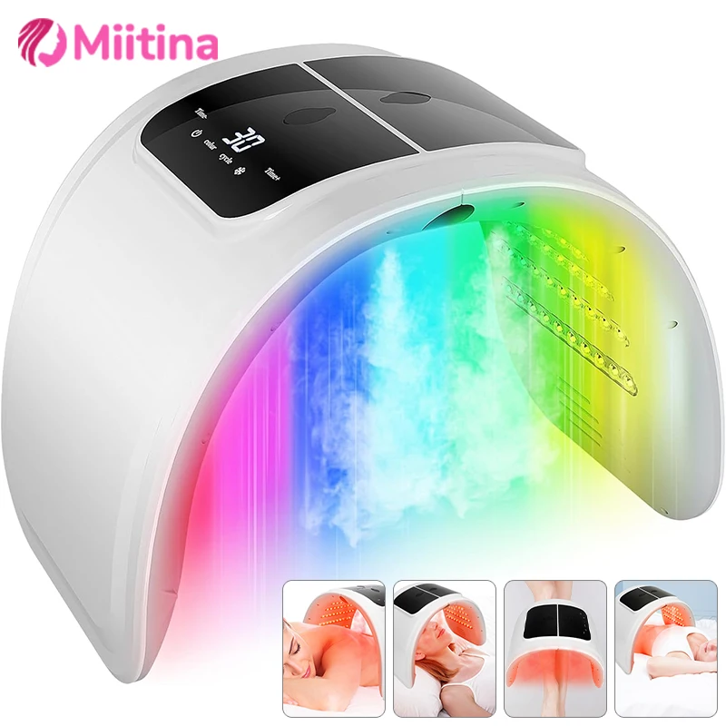 7 色 LED フォトンスキン保湿スプレー保湿フェイス & ボディマスクサロン SPA 家庭用肌の若返りニキビスキンケア