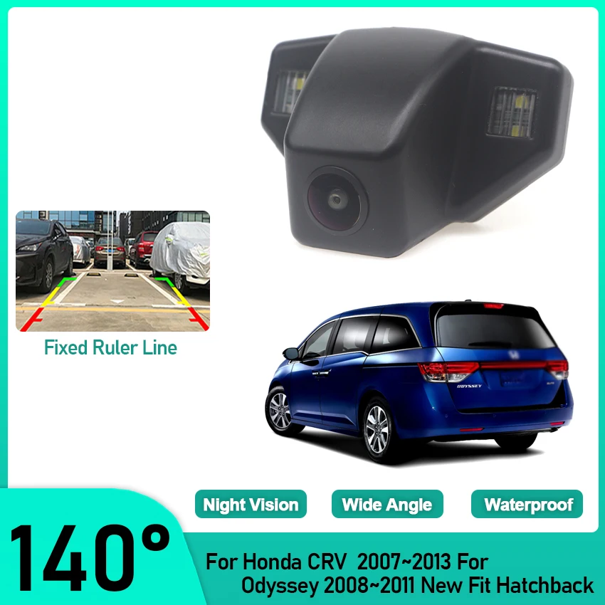 

High-Definition Waterproof HD CCD Rear View Camera For Honda CRV 2007~2013 For Odyssey 2008 2009 2010 2011 New Fit Hatchback