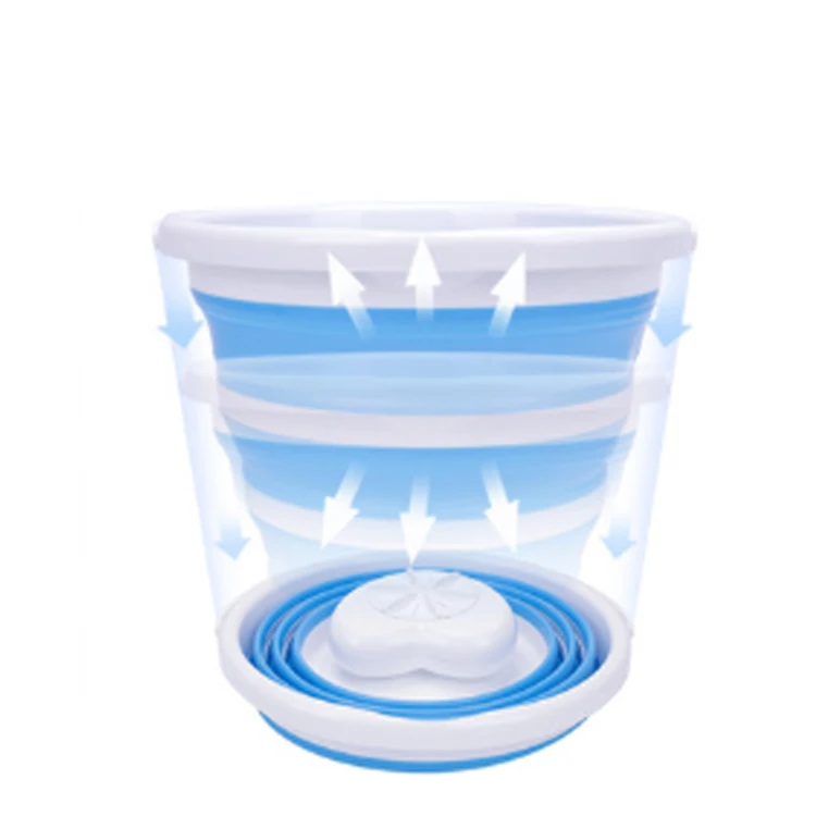 50% Discount SocksUnderwear Ultrasonic Cleaning Turbine Artifact Dormitory Bucket Small Mini Washing Machine Portable