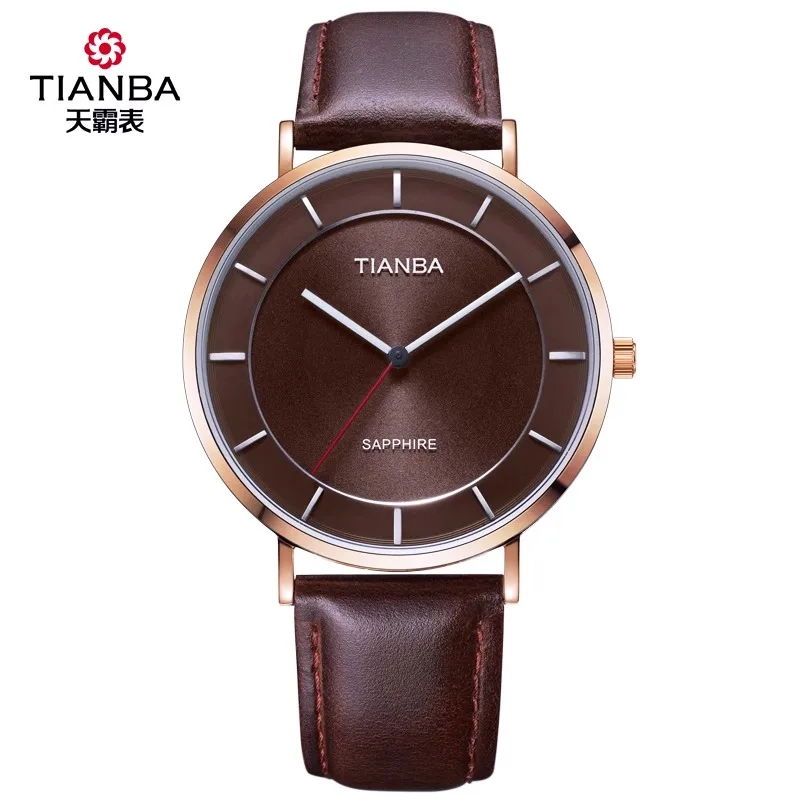 TIANBA Original Solar Energy Watch Women\'s Fashion Simple Watch Diamond Belt Waterproof Watch Ultra-Thin Women\'s Watch 9006