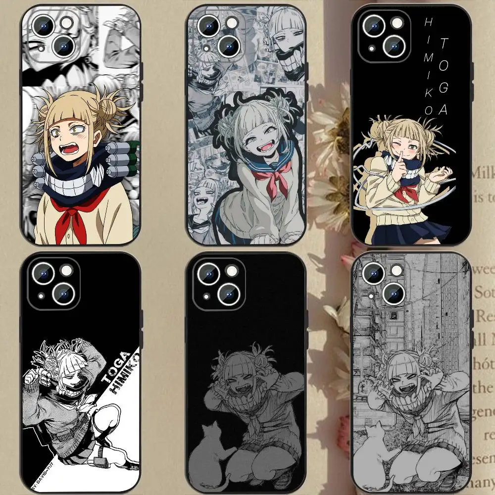1 Stück Himiko Toga Handyhülle Silikon weich für iPhone 17 Air 16 15 14 13 12 11 Plus Pro Max Plus