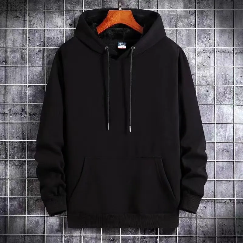 Blank Fleece Fashion Hoodies Men Pull Over Wholesale Hooded Sweatshirt Unisex Cheap Solid Hoodie In Bulk Sudaderas Con Capucha