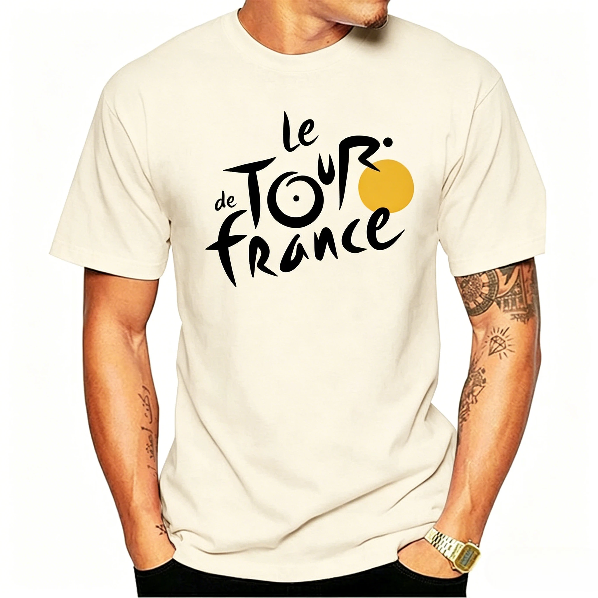 تي شيرت رجالي مطبوع عليه Tour  - مراجعة Summer De Clothing وسعره