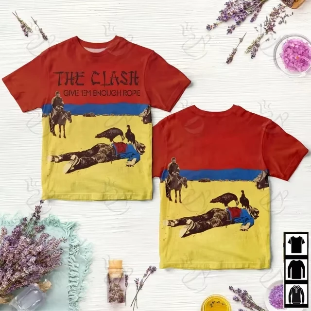 خمر روك الصراع الفرقة ثلاثية الأبعاد تي شيرت مطبوع الرجال النساء موضة المتضخم قصيرة الأكمام التي شيرت الاطفال الهيب هوب بلايز تيز جولة 2025 #4