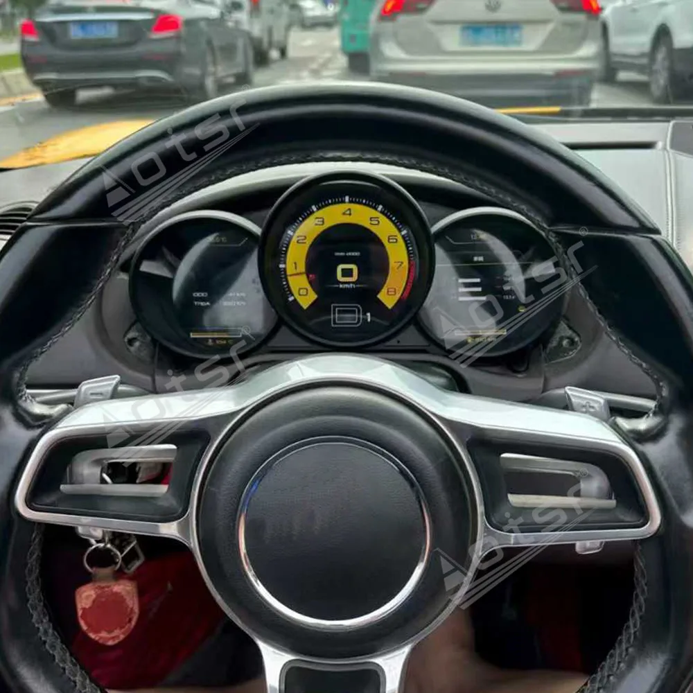 For Porsche Cayman Boxster 981 987 2005~2012 Virtual Cockpit Speedometer LCD Meter Cluster Instrument Panel  Player Dashboard