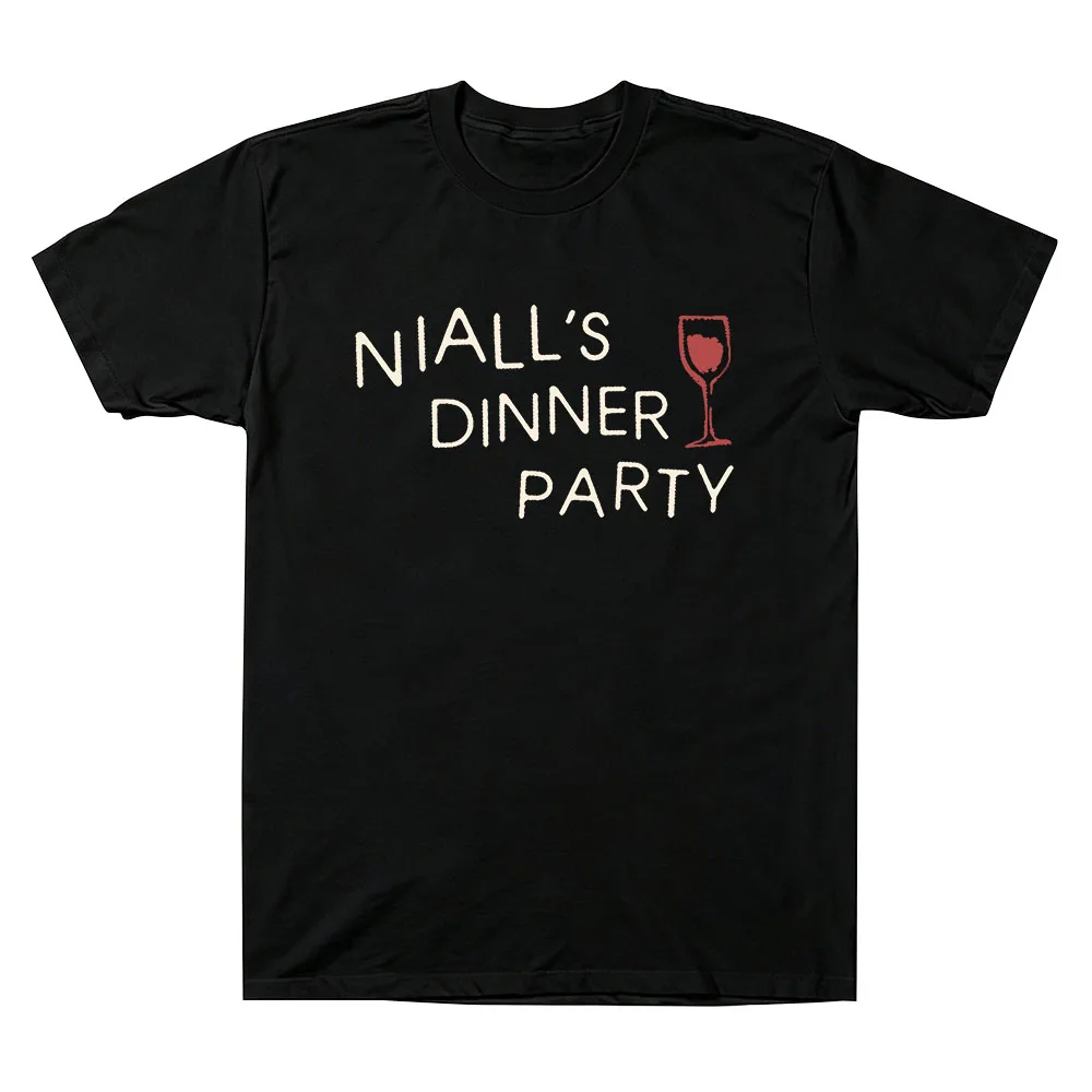 Niall's Dinner Party T-Shirt, Niall Horan, Rundhalsausschnitt, reines Baumwoll-T-Shirt, Unisex, lässig, für Musikfans, modisches Oberteil, Damen- und Herren-T-Shirts, bequem. – Detail 7