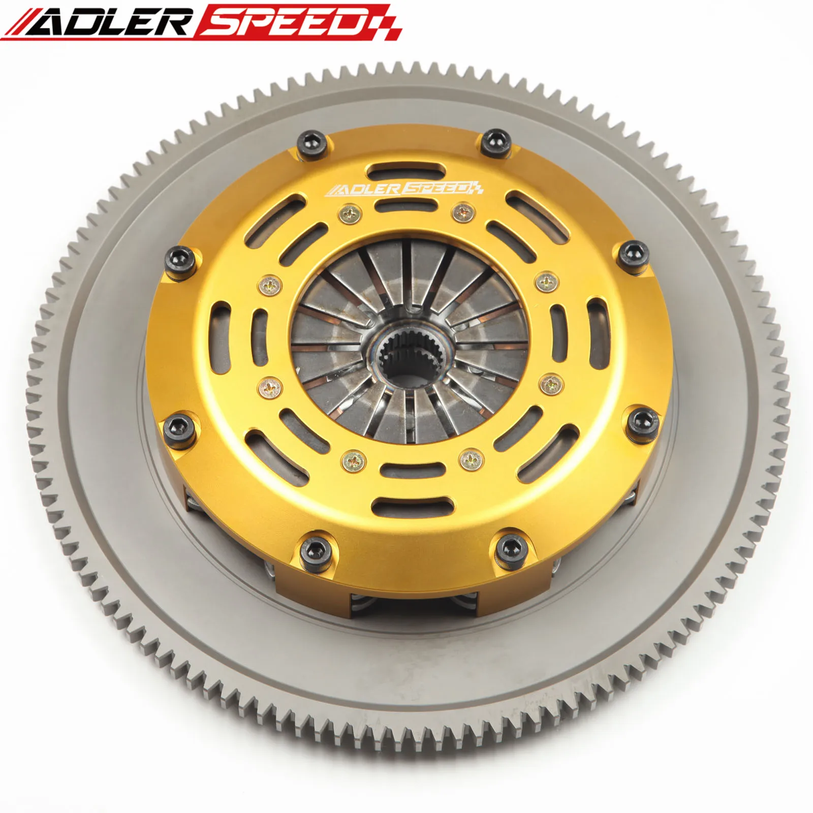 ADLERSPEED Race Clutch Twin Disc Kit For Subaru WRX STI Impreza EJ25 6 Speed 2004-2018