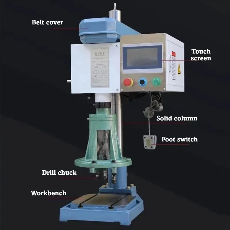 CNC Drilling Machine Full Automatic Multi Hole Drill Tapping Chamfering And Servo Control