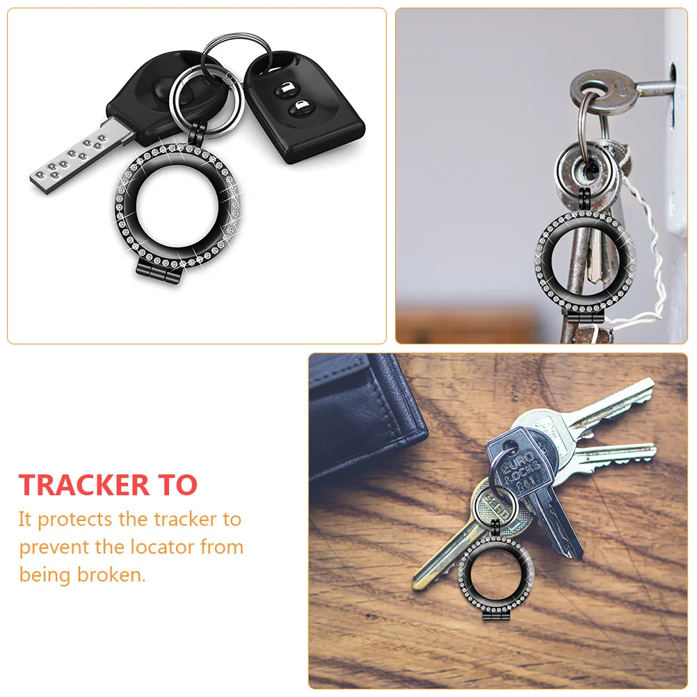 Gatuida Tracking Device Case Metal Holder Protective Cover Wear Resistant Scratch Proof for Daily Use