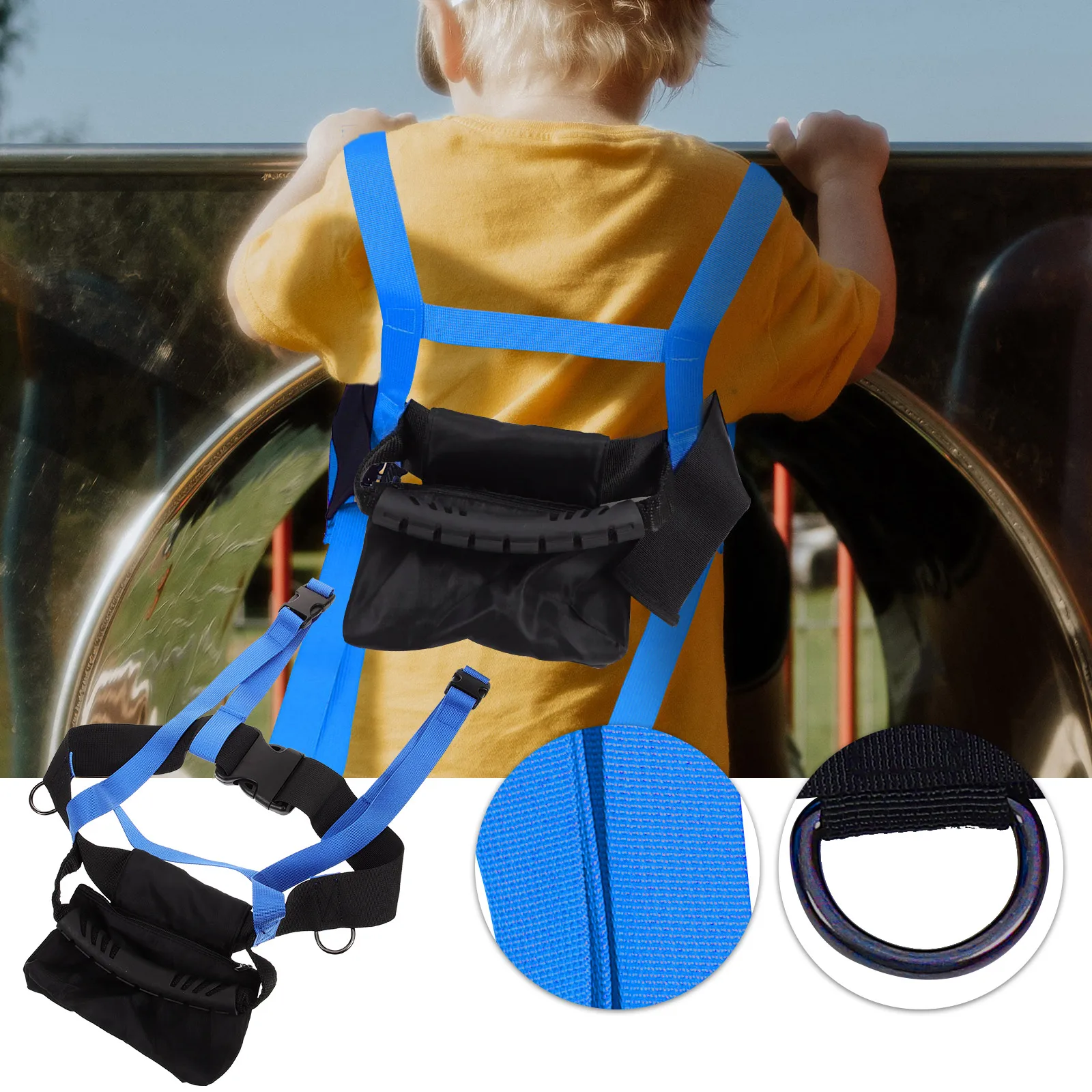 

Ski Safety Protective Belt Kids Harness Trainer Childrens Skateboard for Skiing Nylon