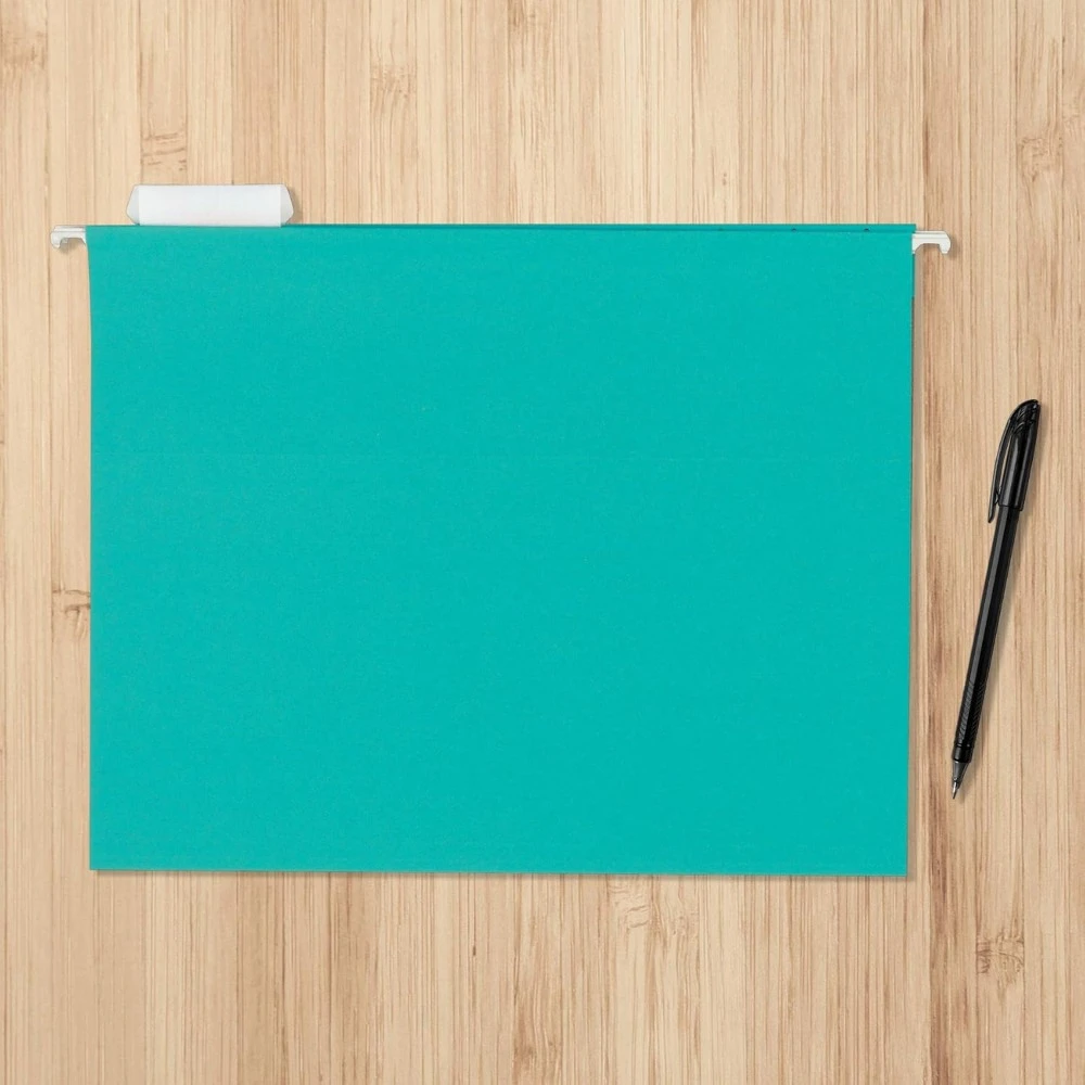 Hanging folder, letter size,