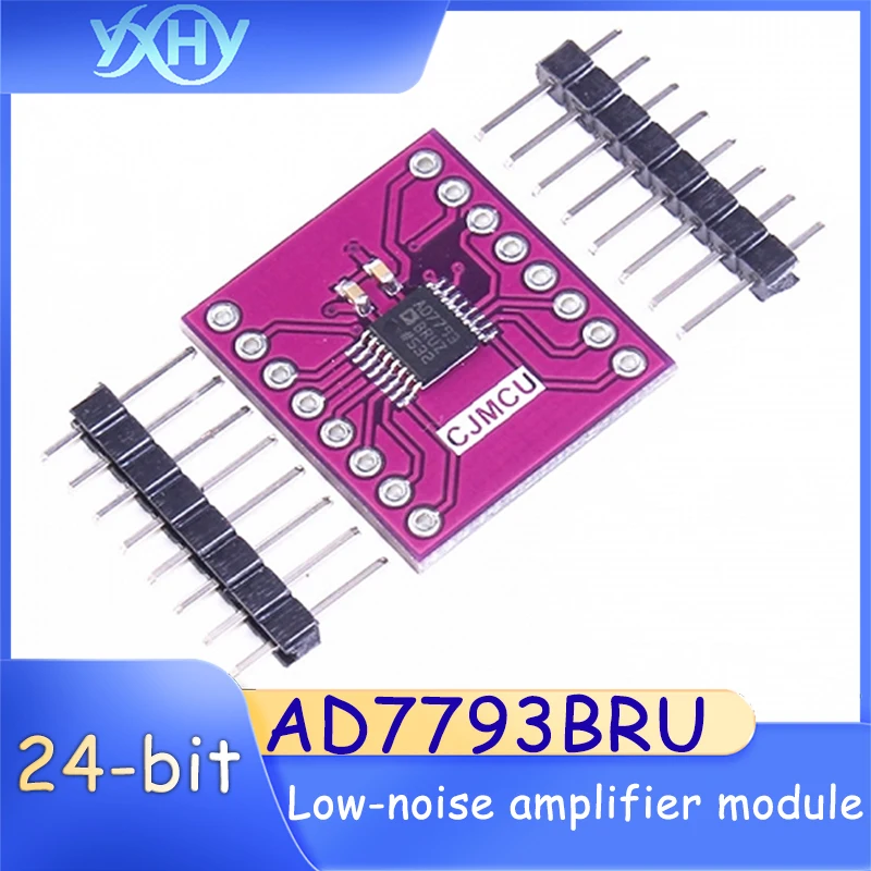 1pcs AD7793BRU 24-bit Σ-Δ ADC low-noise amplifier module for thermocouple measurement and RTD measurement