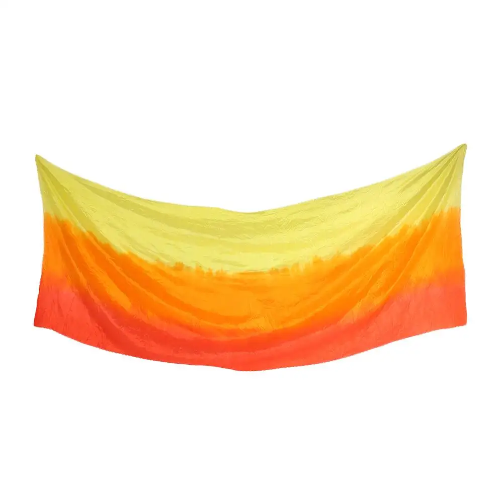 New Gradient Color Belly Dance Veils Light Texture Long Dancing Scarf Costumes Accessories