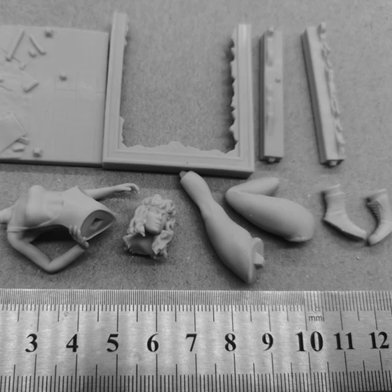 Kit de modelo de figura de resina, escala 1/24, 75mm, kits de construcción de figuras de resina fundida a presión, Diorama de Hobby sin montar y sin pintar, envío gratis
