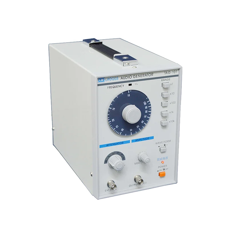 

Longwei TAG-101 Low Frequency Signal Generator Audio Signal Source 10Hz-1MHz Single Wave Square Wave Available Multiple Ranges