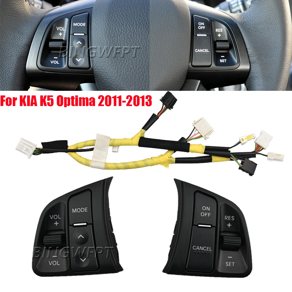 

For Kia K5 Optima 2011-2013 96700-2T000 New Car Steering Wheel Button Keypad Volume Audio Multimedia Controller Cruise Control