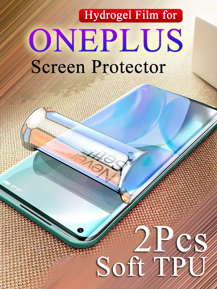 OnePlus11 1+10Pro 9Pro Soft Hydrogel Film For OnePlus 9 9RT 8Pro 8T Screen Protector 1+7 7TPro Protective Full Coverage 1Plus 6T