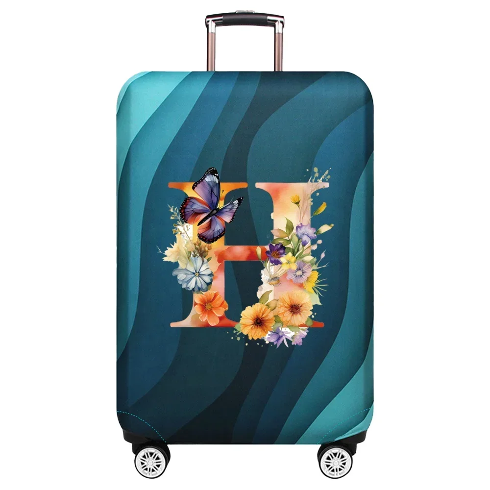 

Luggage Protective Cover Dust Cover Anti-Scratch Portable Suitcase Trunk Holders Case Travel Accessories Butterfly Letter Series