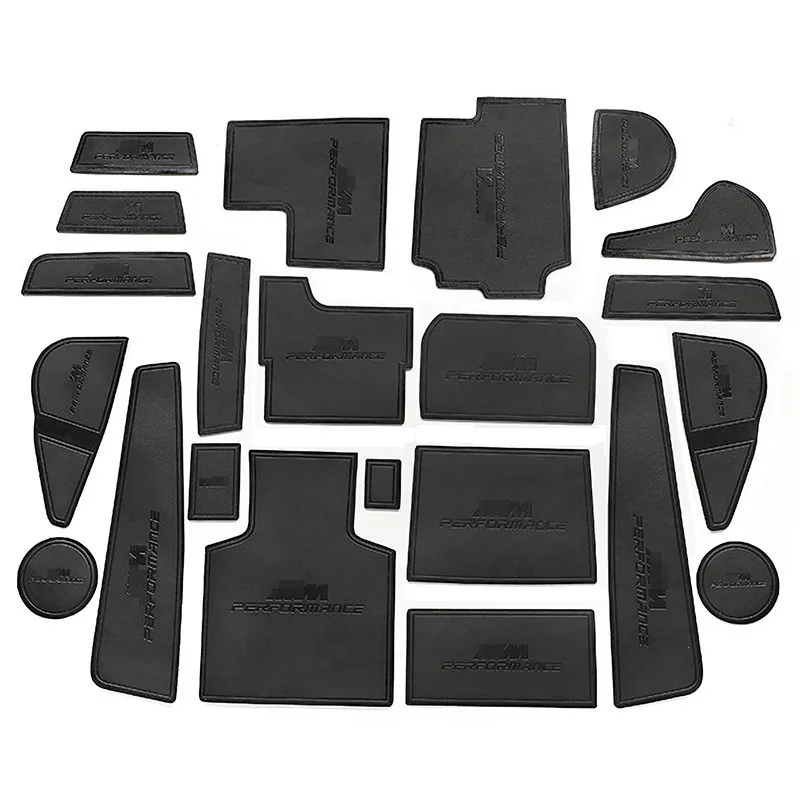 

Car Door Groove Mat Cup Mat for Bmw 525li 530li 2018-2023 Center Console Storage Box Mats Auto Gate Slot Cup Holder Pad