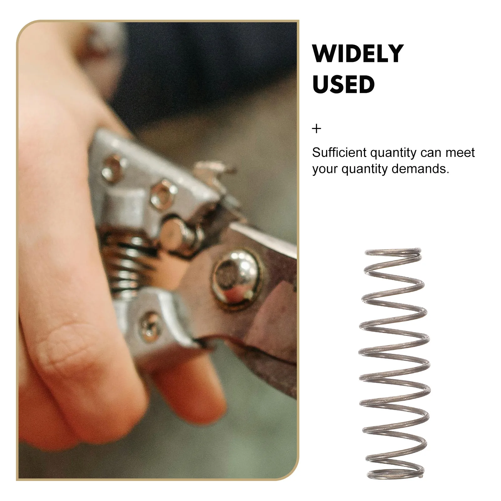 

10Pcs Garden Pruner Spring Replacement Stainless Steel High Cutting Performance Portable Lightweight for Pruning Shears Bypass