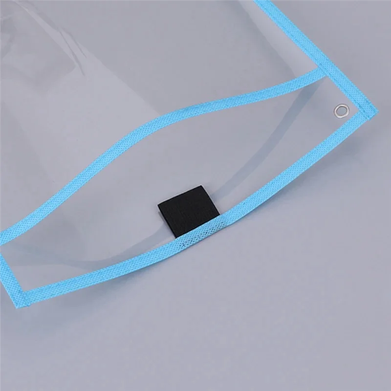 TA-10Pcs Transparent File Pocket Folder Sleeves Oversized Reusable Dry Erase Clear Stationery Storage Folder File Pouch