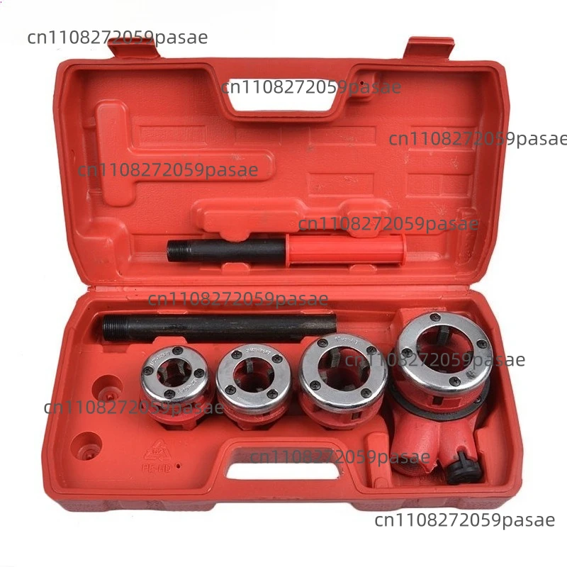 62 type 4-1.2-inch manual threading machine, water pipe threading machine, manual screw plate for reaming threads