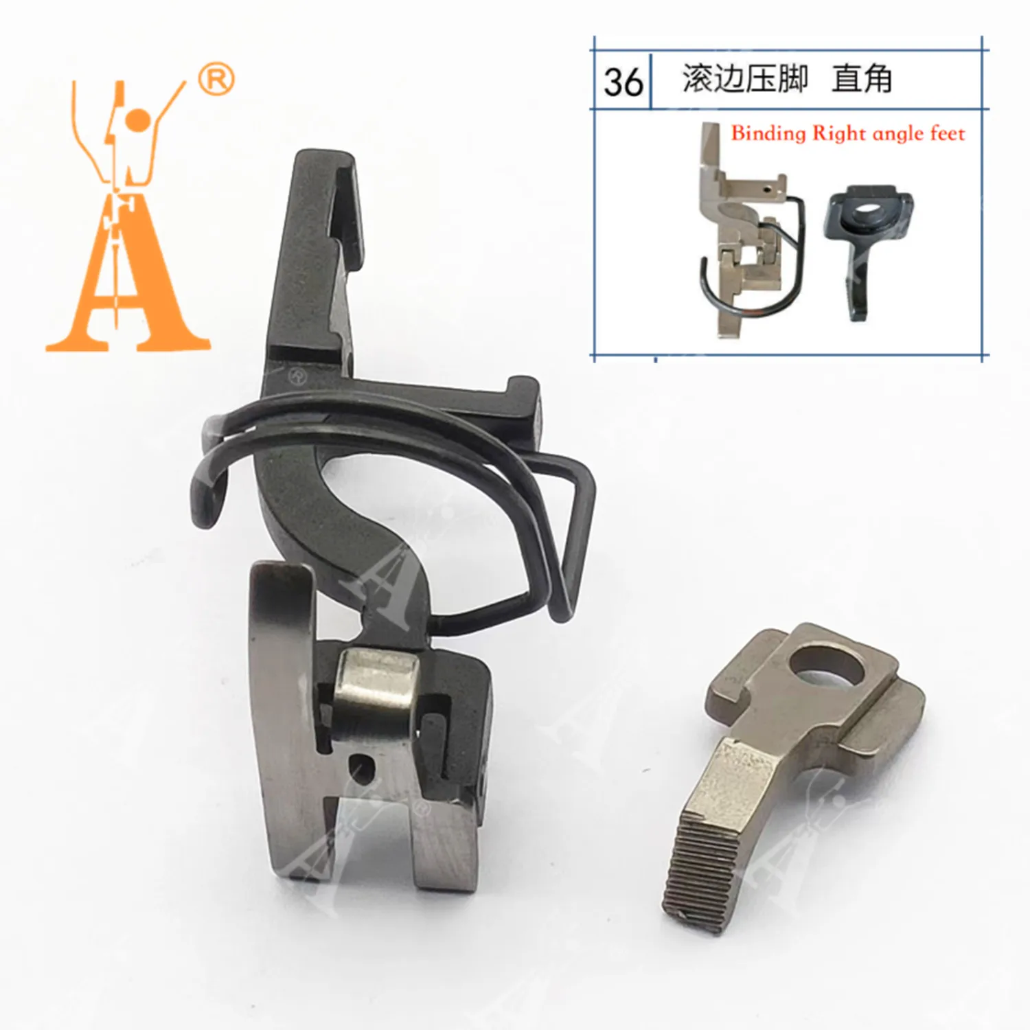 5490 هيمينغ قطعة قدم الضغط في ماكينة الخياطة نوع RESSER القدم والمشي مجموعة ل JUKI DLU-490، DLU-5490 #4