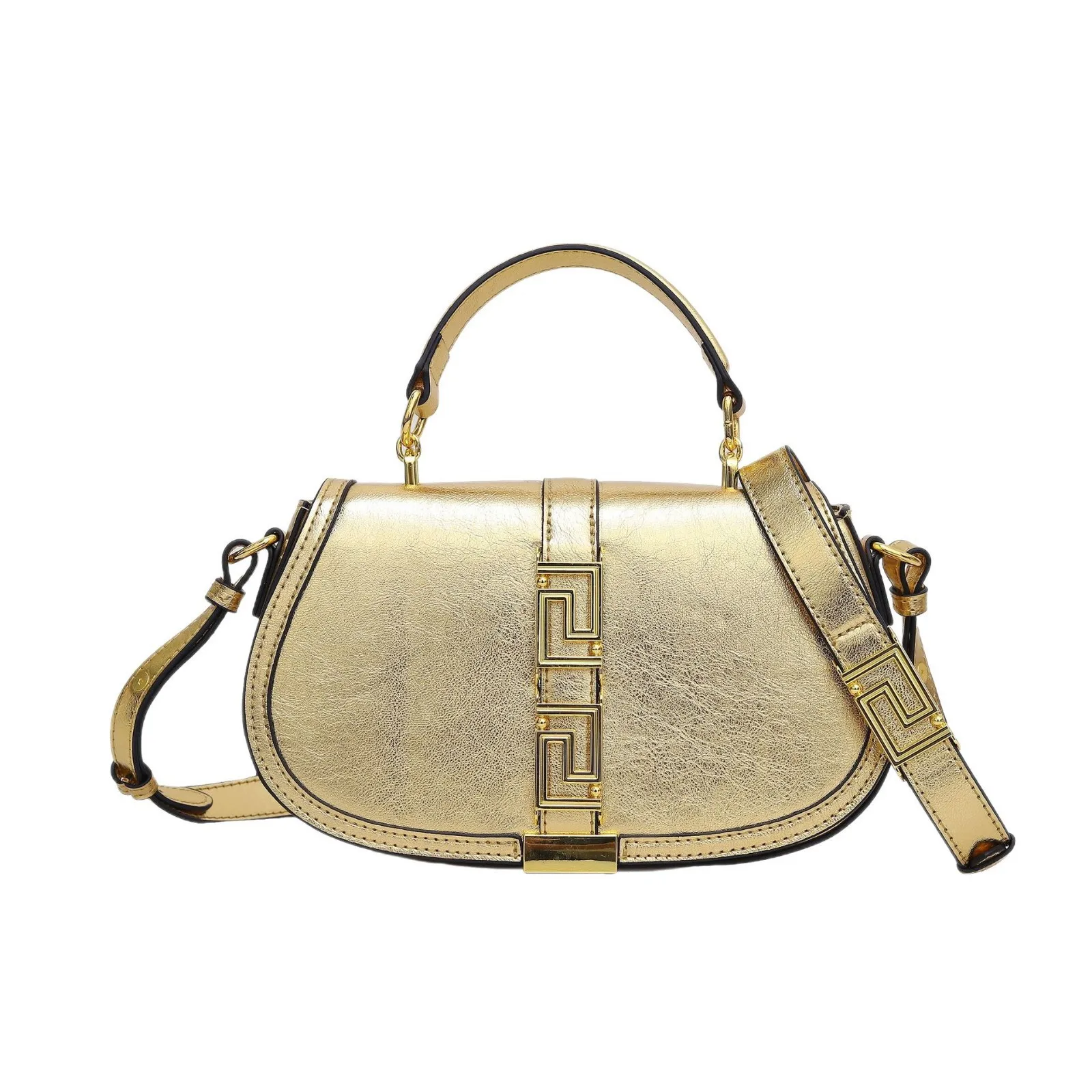 ​ ​ 2025 미니 새들백 여성용, 소형 언더암 크로스바디 가방, 빈티지 미니멀리스트 가죽 숄더백, 트렌디 니치 캐주얼 ​ ​