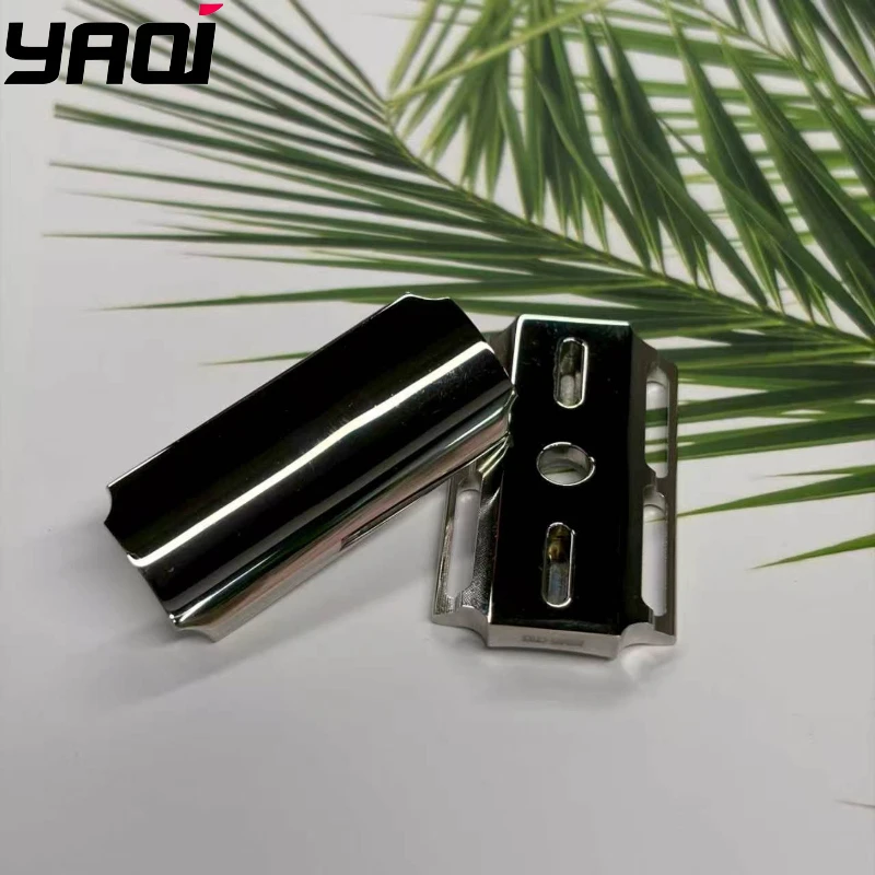 2026 YAQI Durability 316 Stainless Steel Polished Safety Razor Head For Men - 1.05mm Gap