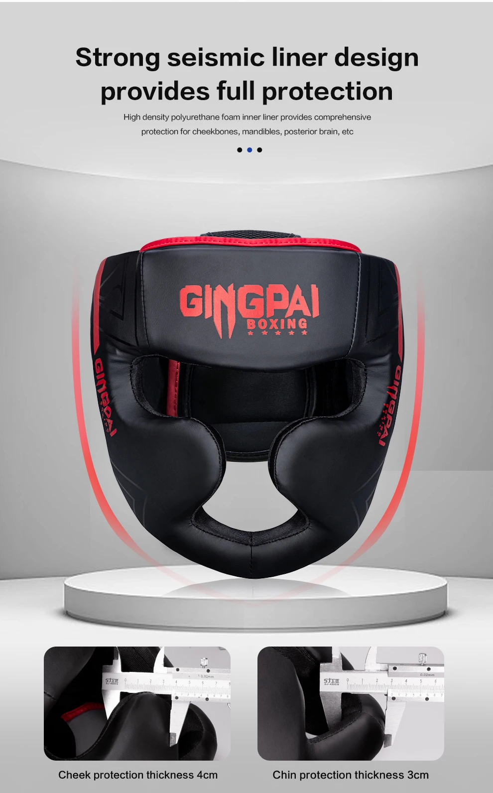Kickboxhelm Karate Muay Thai Guantes De Boxeo Free Fight Kopfbedeckung MMA Kopfschutz Sanda Training Erwachsene Kinder Ausrüstung – Detail 7