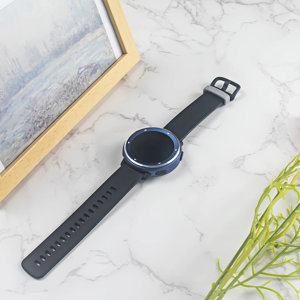 

Protective Cover For Garmin Vivoactive 5/Active 5 Smartwatch Metal Case Bezel Case Solid Color Replacement Hard Case