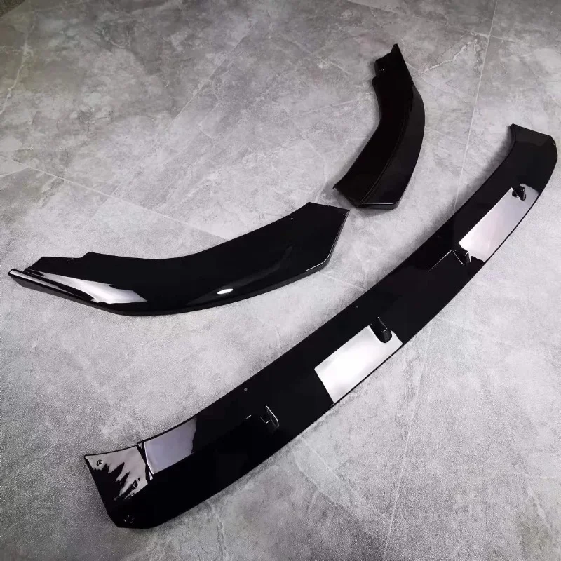 Maxton Style Front Lip Chin Guards For VW Golf MK8 Golf 8 GTI GTD GTE R-Line TDI TSI 2020-2024 Front Bumper Lip Spoiler Splitter