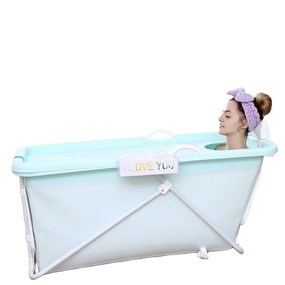 Portable Good Quality Foldable Eco-Friendly  Plastic Bathtub Cheap Prices  Round Shape for Adult
