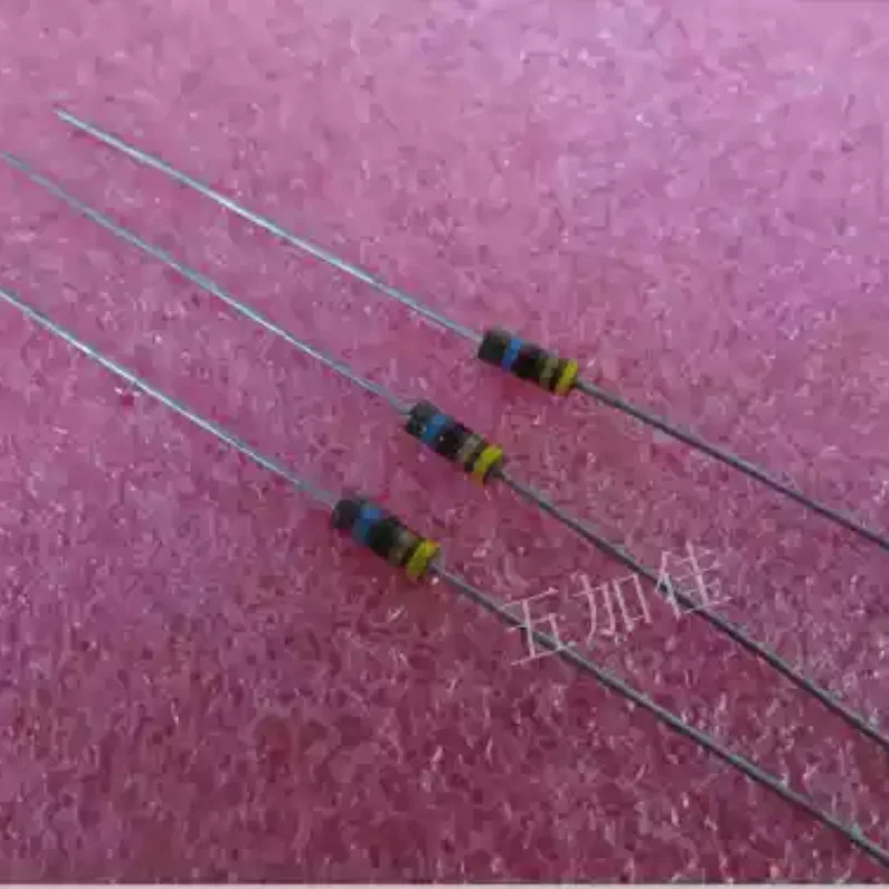 10-100pcs imported RCR07G560JS 56R 1/4W carbon core non inductive resistor color ring resistor
