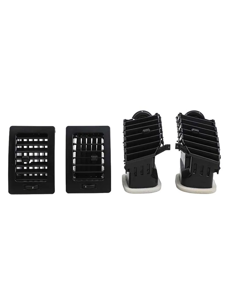 

1 комплект, вентиляционная решетка кондиционера для Toyota Hilux для Vigo 2005-2015, черные пластиковые запасные части, автомобильные аксессуары