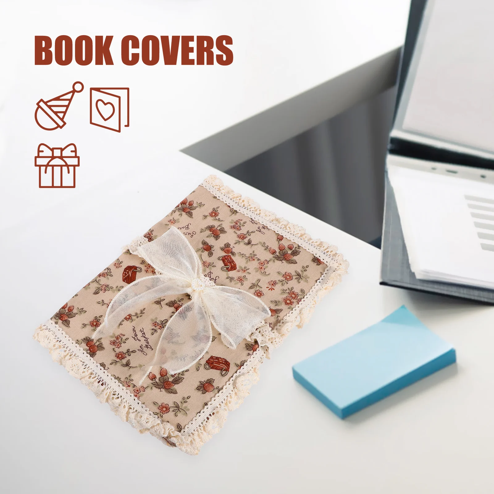 Bookshelf Decor Hand Ledger Book Jacket Bookshelf Retro Classic Diary Cover (a5) Ornamental Decor Covers Bookshelf