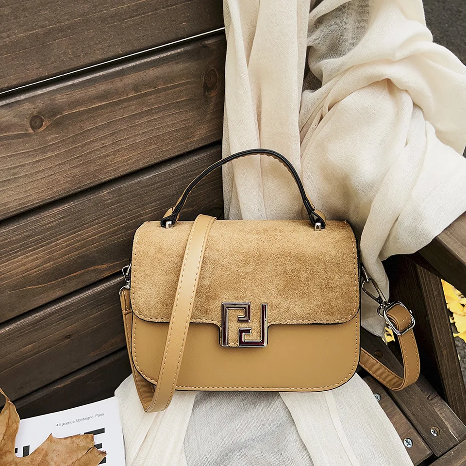 

Women's High-End Vintage Small Square Bag - Autumn Winter Fashionable Textured Versatile Shoulder Crossbody Bag