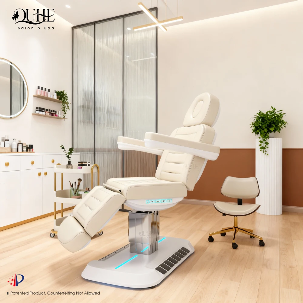 Wholesale Salon Furniture Massage Table Luxury Lash Beds For Salon 3/4 Motors Electric Cosmetic Massage Bed
