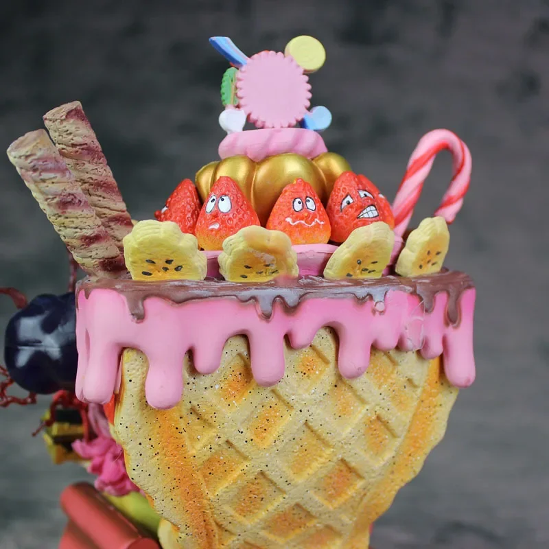 23cm One Piece Anime Figures Throne Big Mom Gk Sitting Posture Action Figures Collection Model Figure Doll Toy Kid Birthday Gift