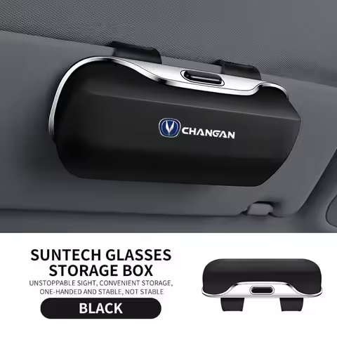 Changan Cs35 Cs55 Plus Hunter F70 Cs75 Plus X7 Cs65 Cs85 Accessories Car Visor Sunglasses Glasses Case Glasses Holder Clip Box