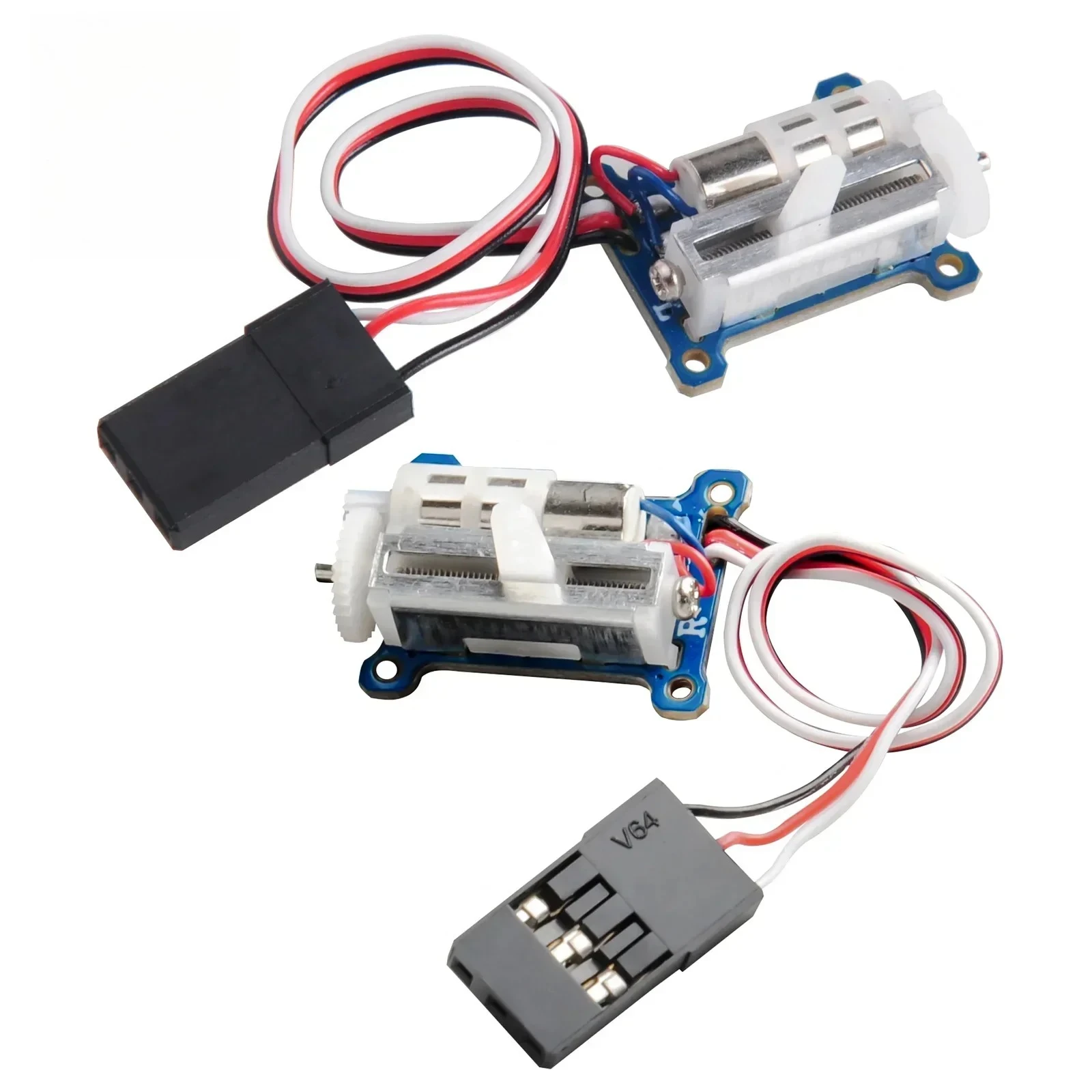 1 Pair (2PCS Left+Right) 1.5g Ultra Micro Linear Digital Servo High Torque Fast Response for RC Aircraft Fixed Wing DIY Projects