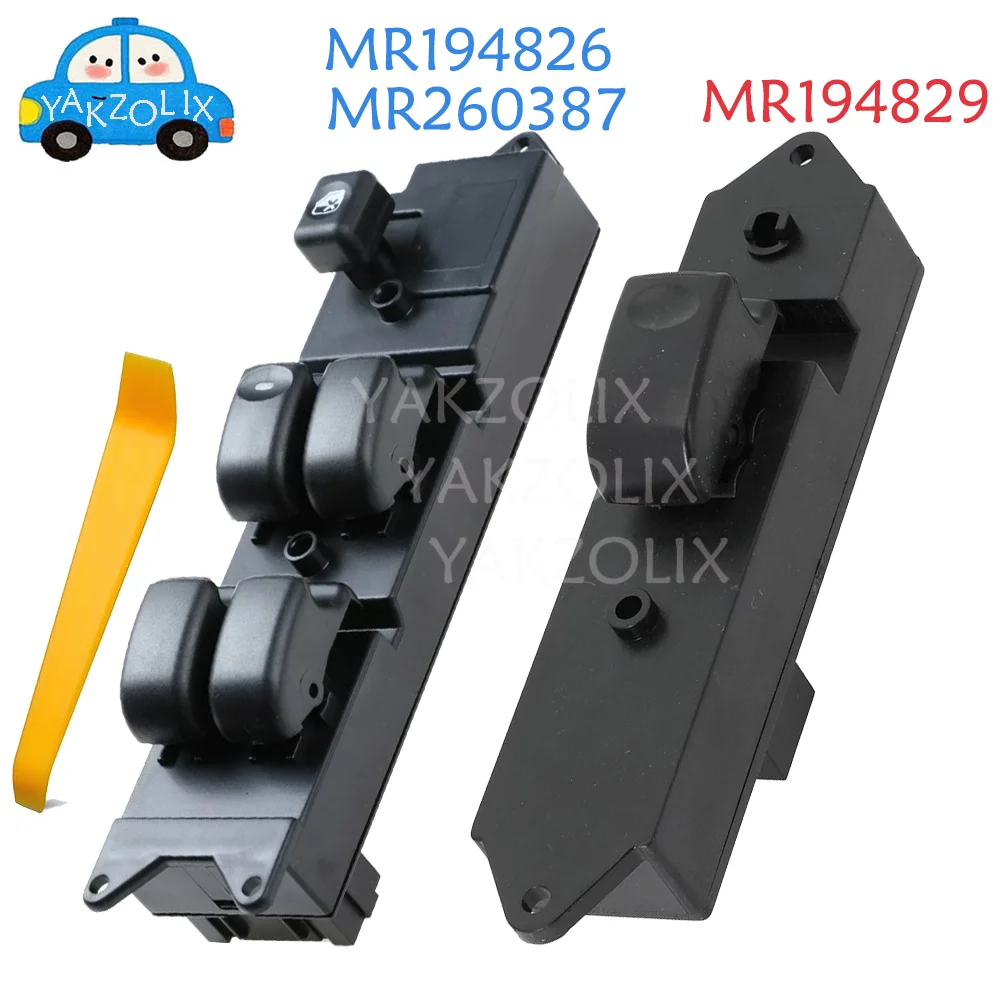 

For Mitsubishi Pajero Montero Shogun Outlander Galant Saloon Lancer Driver/ Passenger Side Electric Power Lifter Window Switch