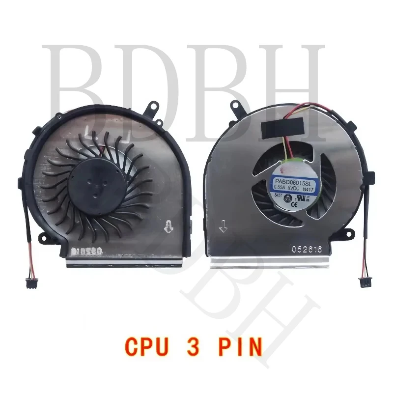 New Laptop CPU GPU Cooling Fan For MSI GE62 GE62VR GE72 GE72VR GP62MVR PE60 PE70 GL62 MS-16JB 16J4 16J5 16J8