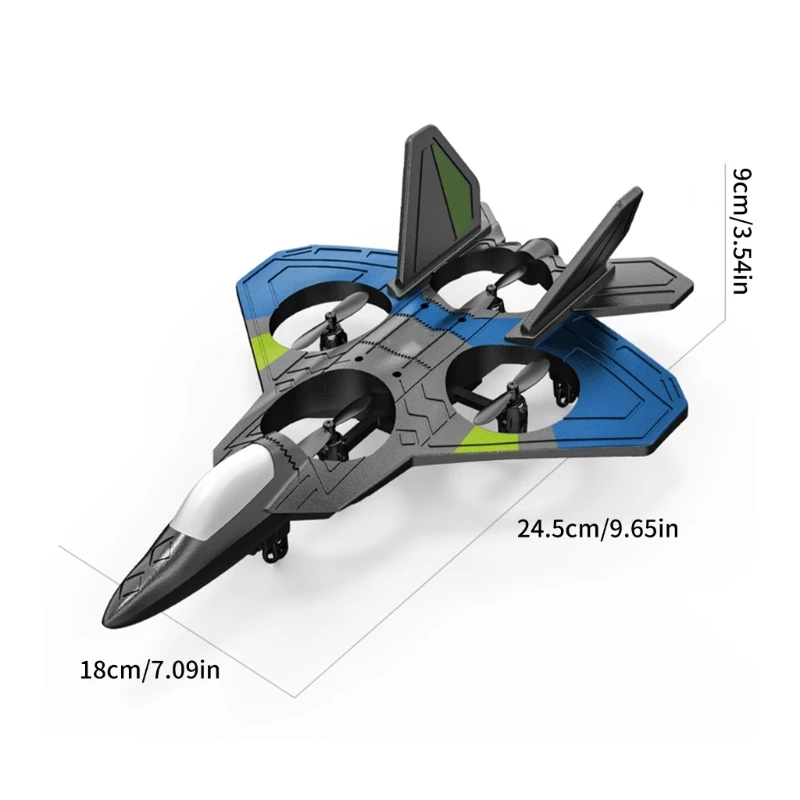 Avión control remoto para niños con cambios velocidad y acrobacias D5QF