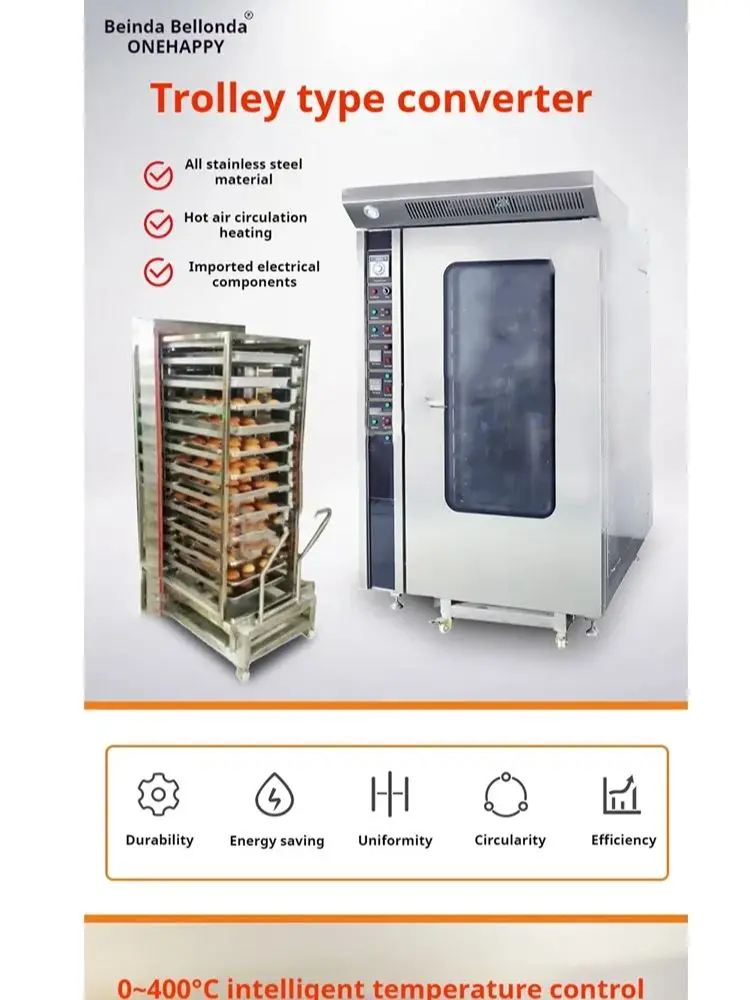 Commercial Hot Air Oven - Large Capacity Electric Oven for Cakes, Bread, and Pizza (12Trays)