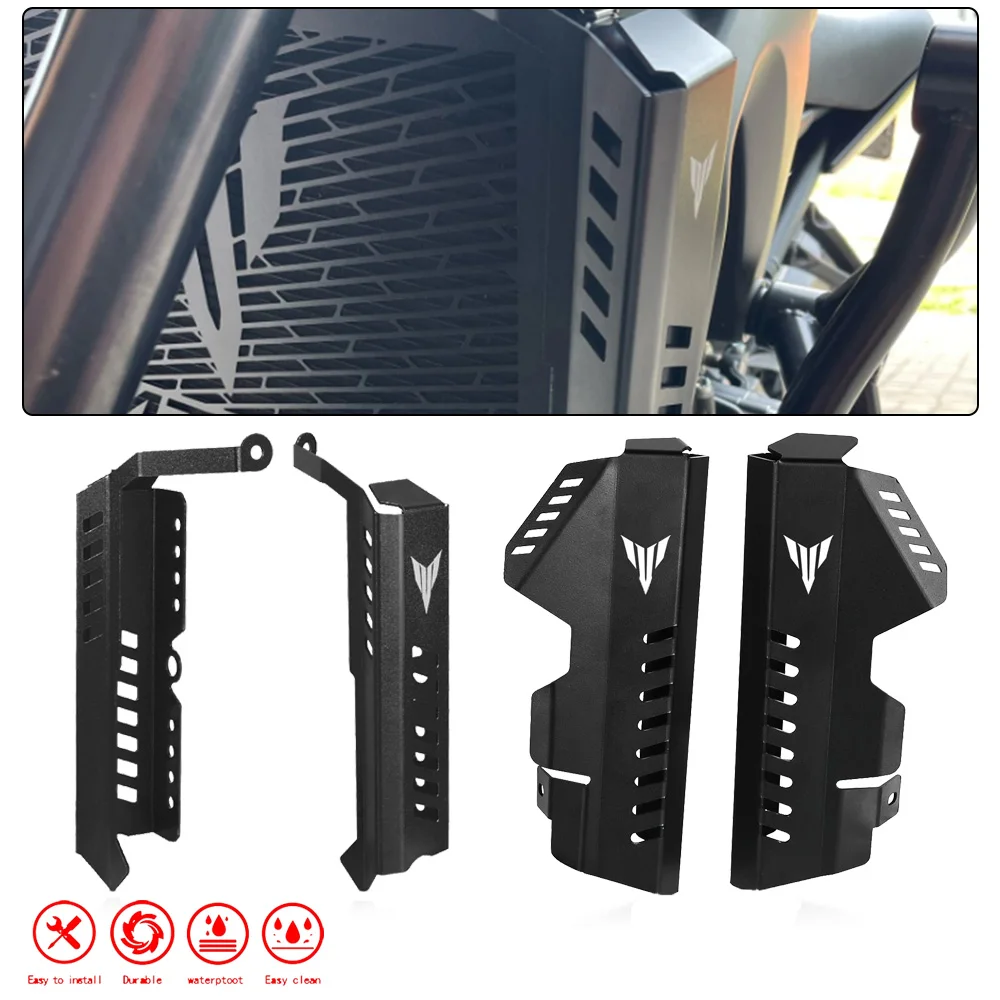 Side Radiator For Yamaha MT07 MT-07 MT 07 FZ-07 FZ07 2013 2014 2015 2016 2017 2018 2019 2020 2021 2022 2023 Grille Cover Guard