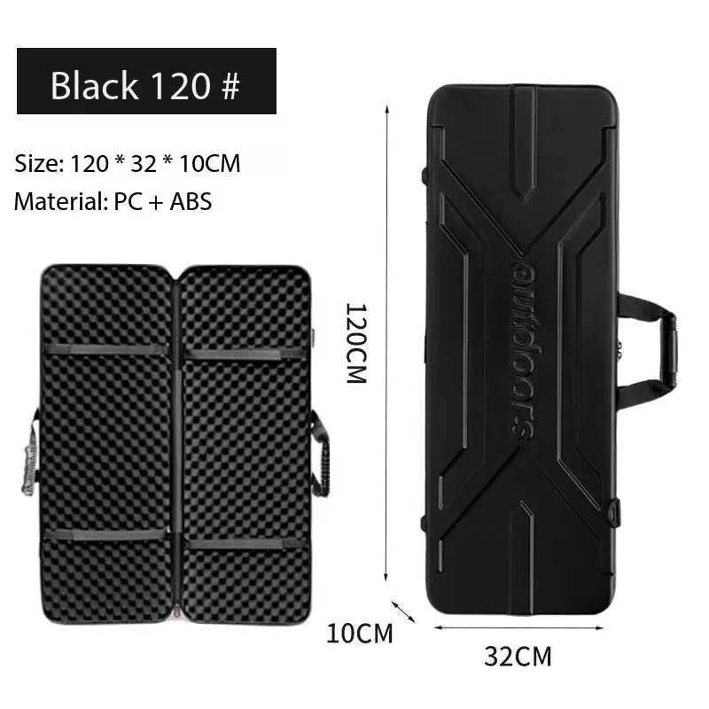 New Tactical Suitcase Tool Case  Widened Hard Shell Shockproof Waterproof Drone Bow Fishing Rod Protect Storage Box